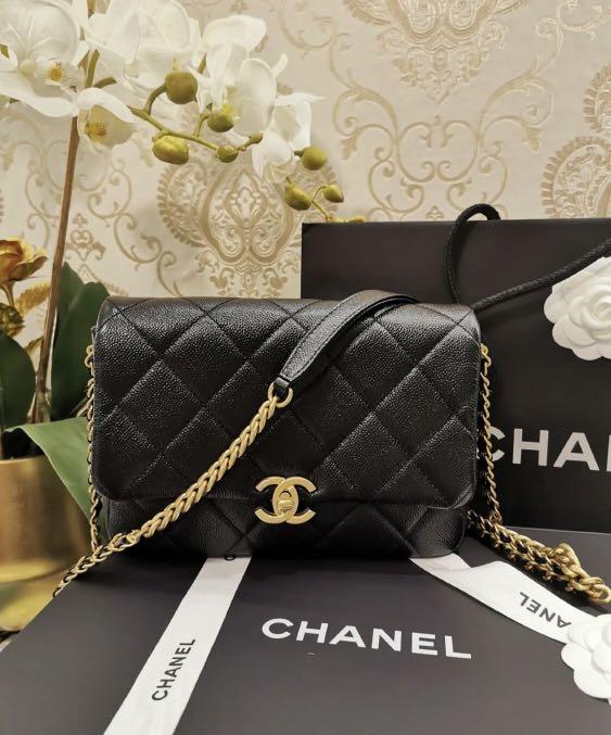 Chanel 22P Melody Small Flap, Luxury, Bags & Wallets on Carousell