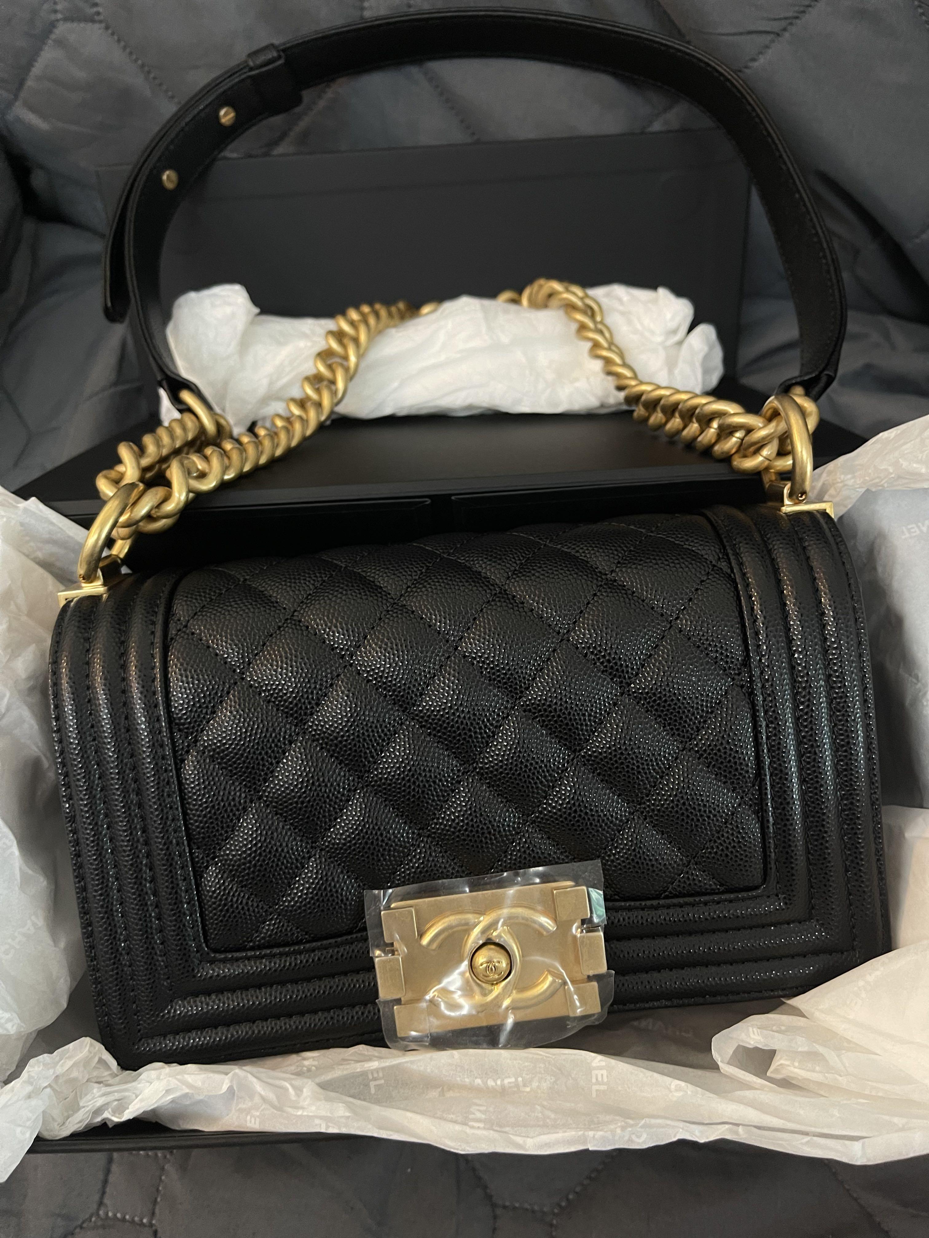 Chanel Boy Caviar Bag