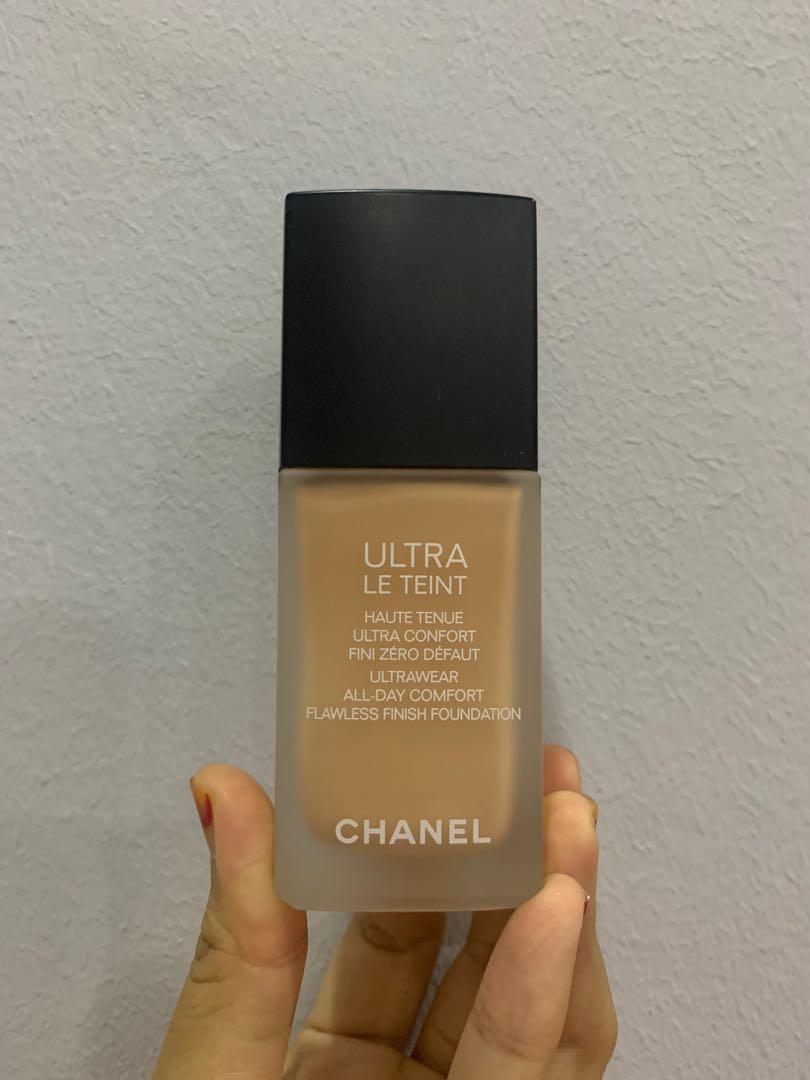 Chanel Ultra Le Teint Ultrawear All Day Comfort Flawless Finish Foundation  - # B20 (Beige), Beauty & Personal Care, Face, Face Care on Carousell