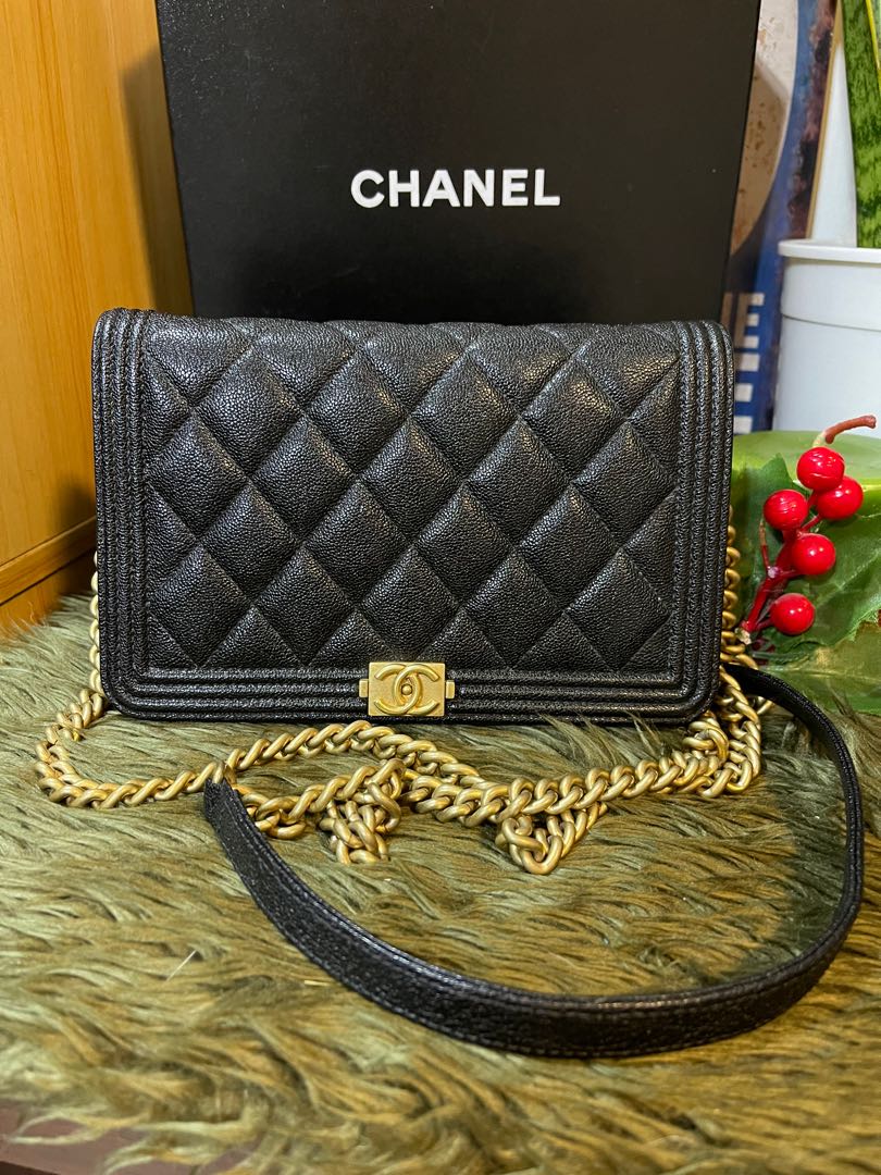 Chanel Woc Leboy caviar, Luxury, Bags & Wallets on Carousell