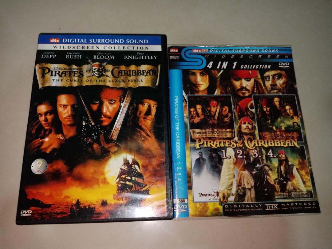 Classic Pirates of The Caribbean Complete DVDs Collections