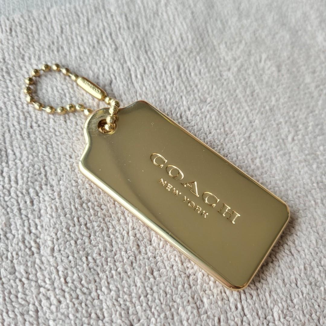 COACH GOLD METAL TAGCHAIN Luxury Accessories on Carousell