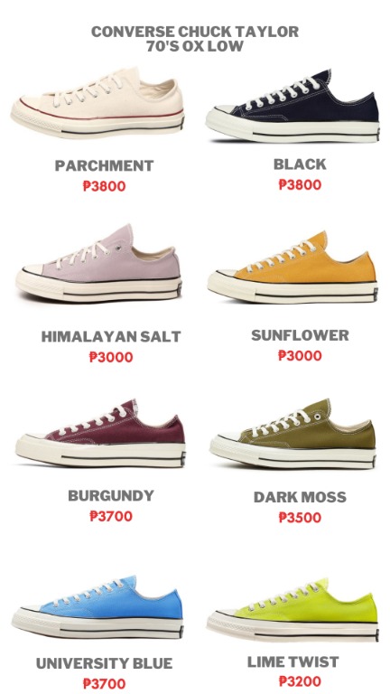 Chuck taylor converse colors clearance
