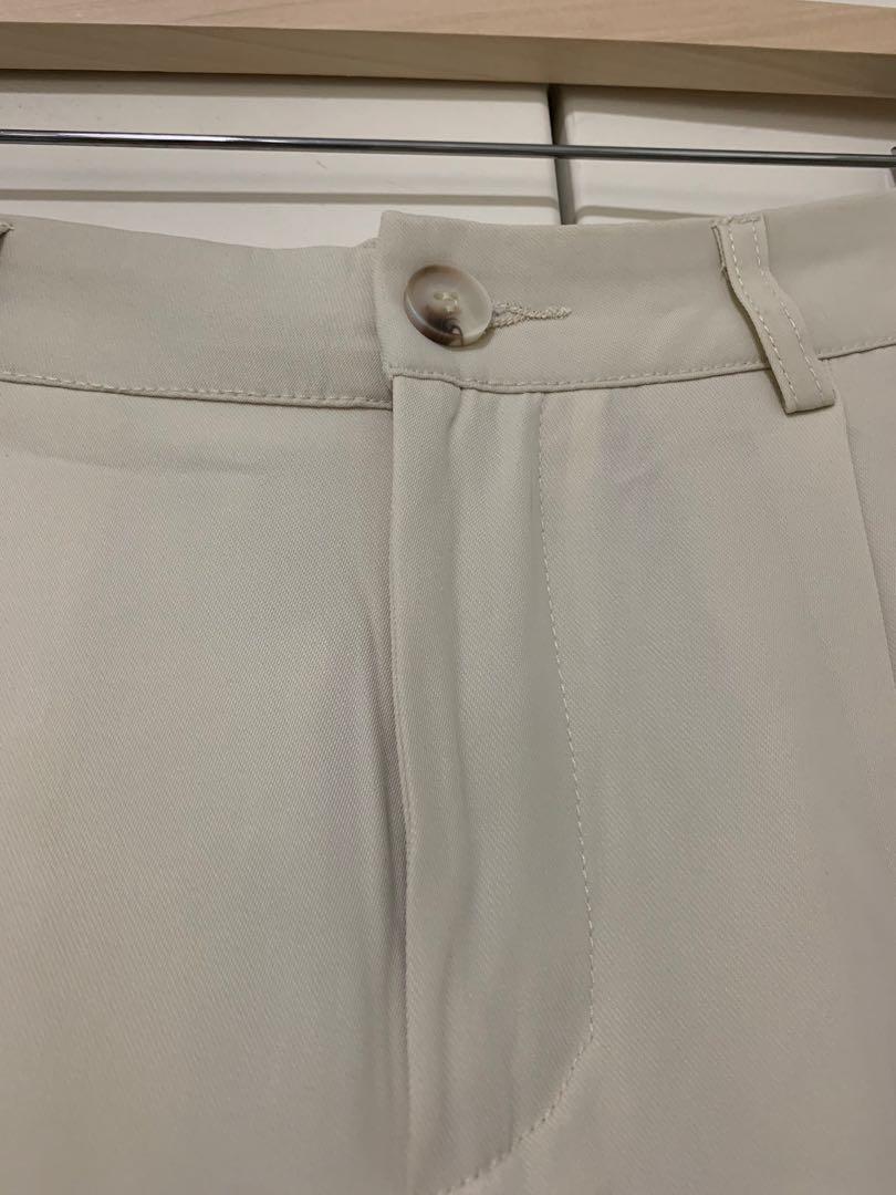 cream white pants, Women's Fashion, Bottoms, Other Bottoms on Carousell