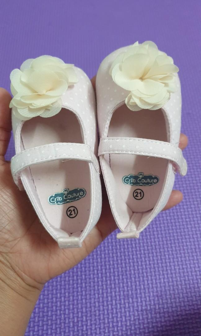 Crib couture shoes