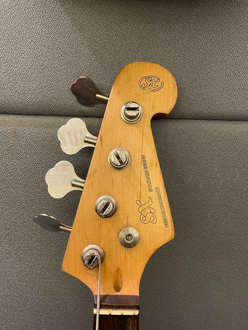 Custom Relic SX Jazz Bass Guitar (Faulty Scratchy Pots), Hobbies & Toys, Music & Media