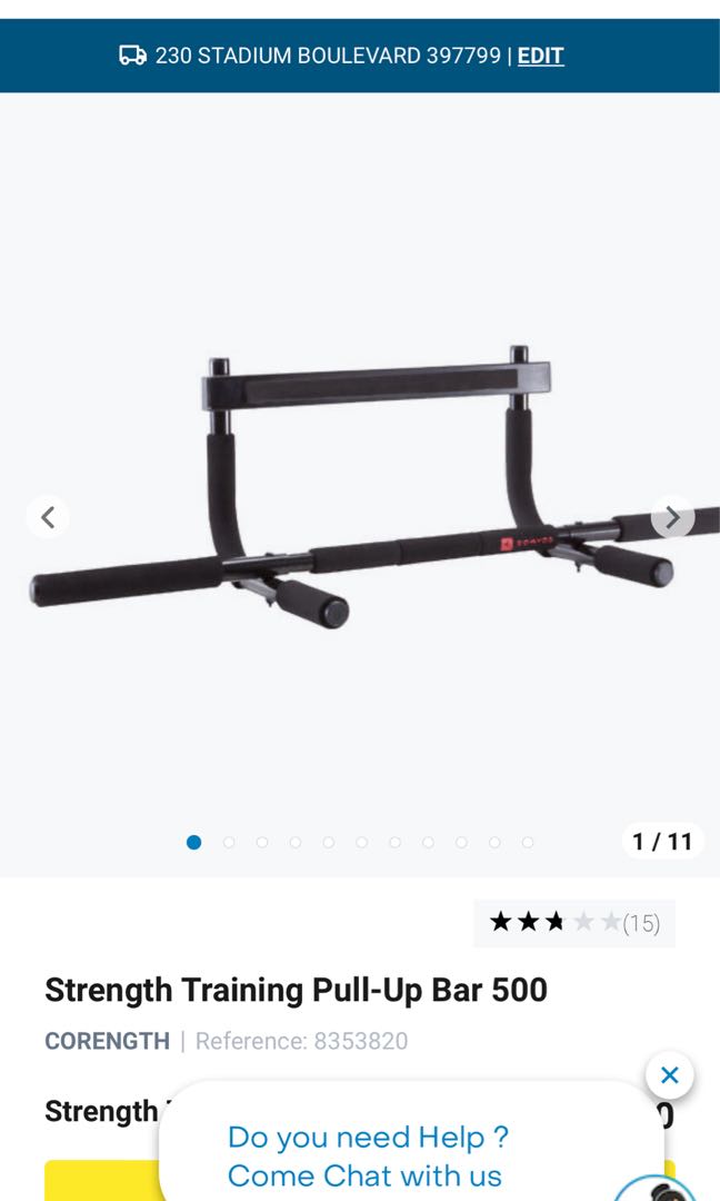 Decathlon chin up bar 2025