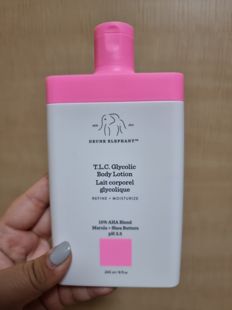 Drunk elephant TLC Glycolic body lotion 240ml, Beauty & Personal Care