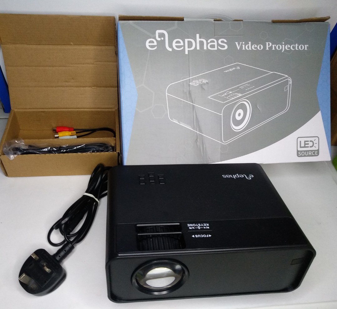 ELEPHAS LED Projector, TV & Home Appliances, TV & Entertainment