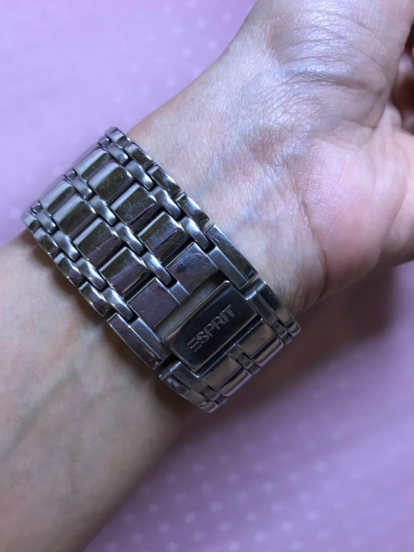 esprit watch silver