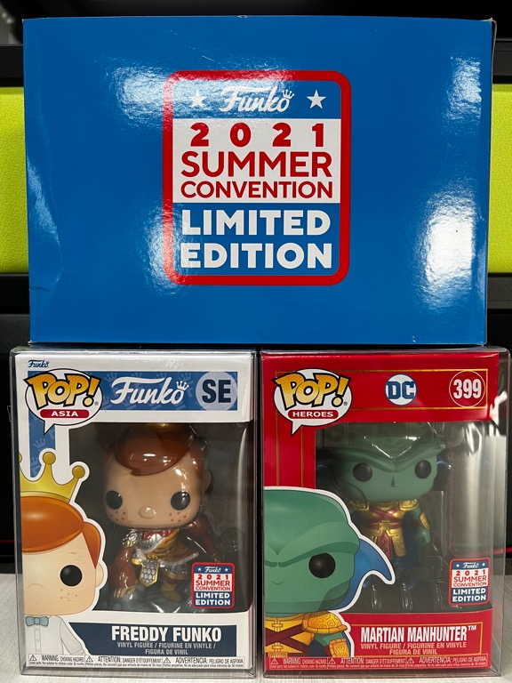 Funko] POP Asia Freddy Funko As Monkey King and Martian Manhunter