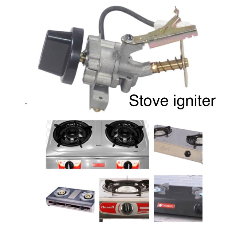 Gas Stove burner Igniter without knob, with knob, with knob and rubber