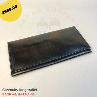 Givenchy leather long wallet
