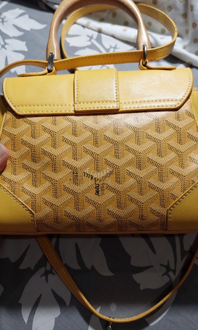 Goyard Mini Saigon yellow, Luxury, Bags & Wallets on Carousell