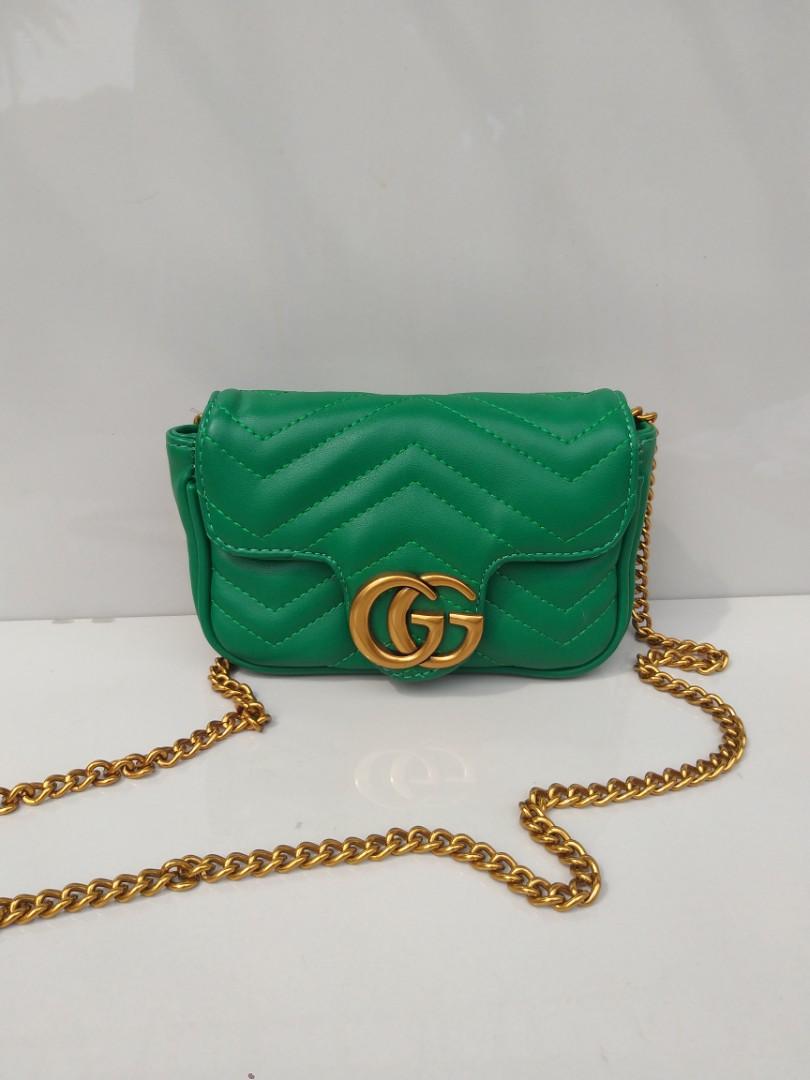 Gucci green new arrivals sling bag