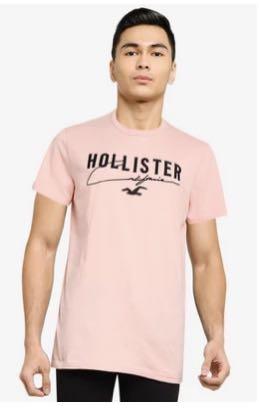 hollister pink t shirt