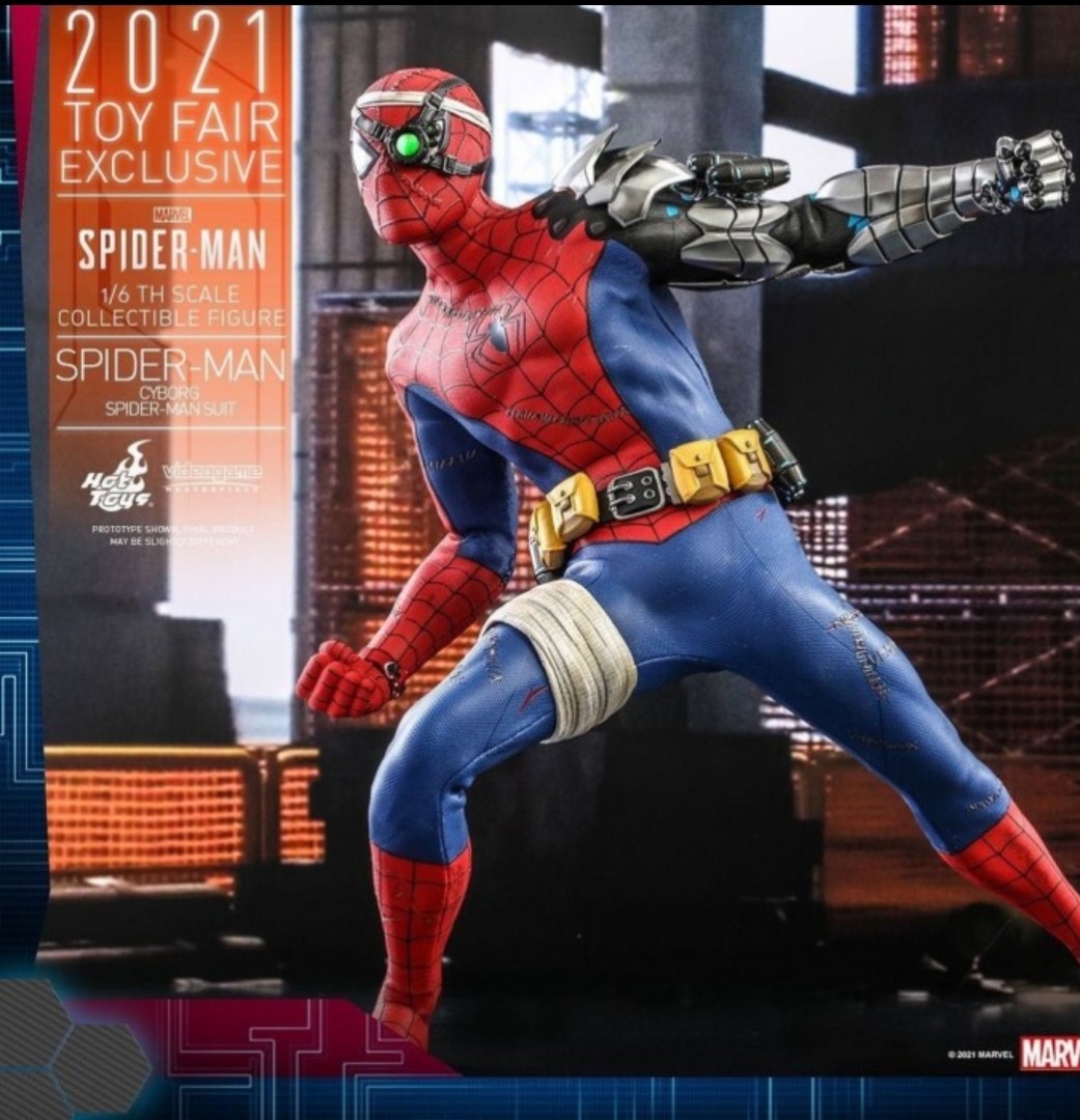 Cyborg Spider-Man Hot Toys VGM51 – 1/6 30 Cm – Figurine Exclusive Neuve