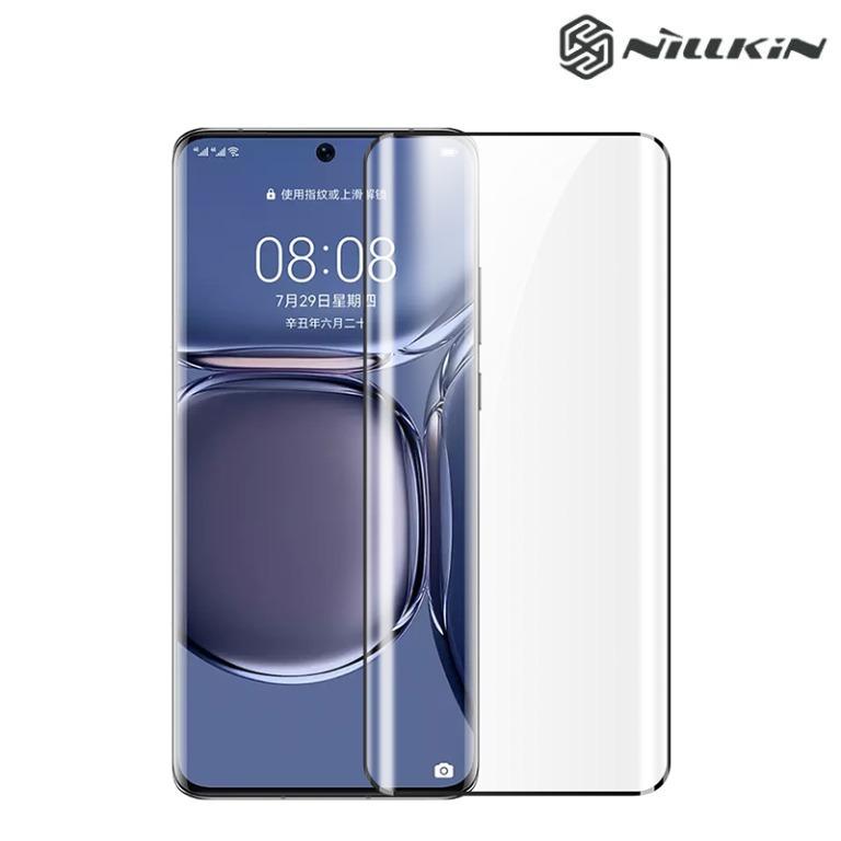 華為huawei P50 Pro Nillkin 抗衝擊曲面膜復合材料全屏貼合屏幕防爆保護貼膜1375a 手提電話 電話 平板電腦配件 其他電子周邊配件及產品