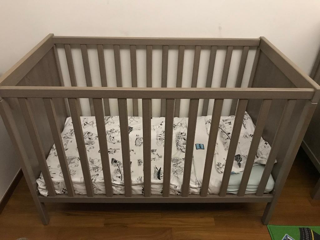 IKEA Sundvik Cot and Changing Table set, Babies & Kids, Baby Nursery