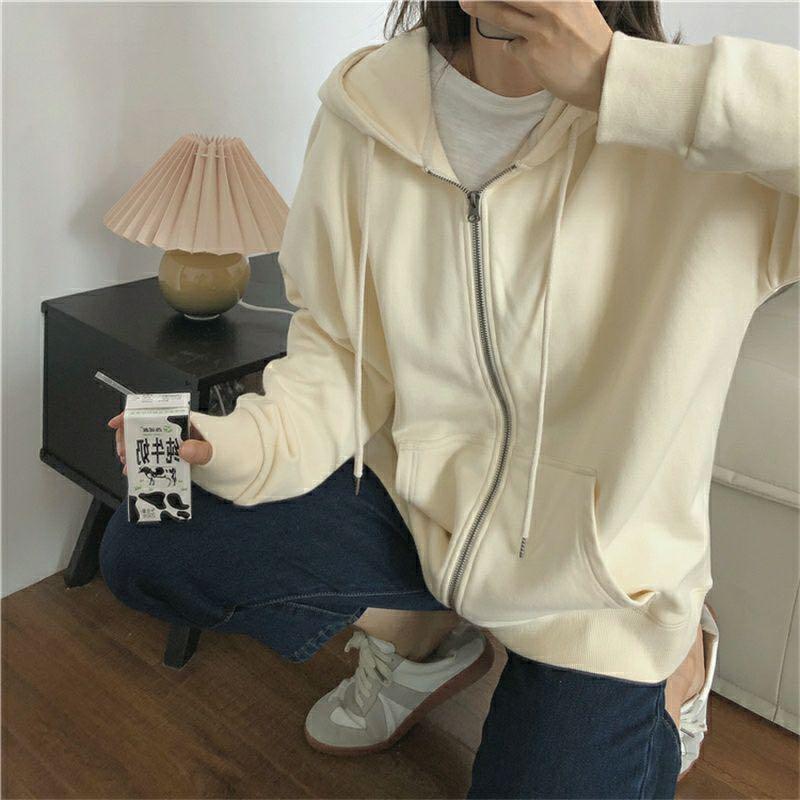Oversized sweatshirt deals jacket
