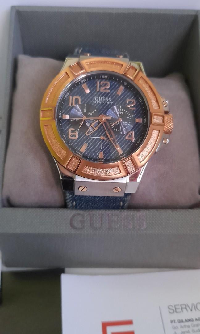 Jam Guess W0040G6 Fesyen Pria Jam Tangan di Carousell