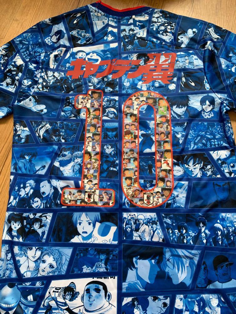 Amazon.com: Womens Dabbing Soccer Boy Japan Jersey Japanese Football Fans  Sport V-Neck T-Shirt : Clothing, Shoes & Jewelry