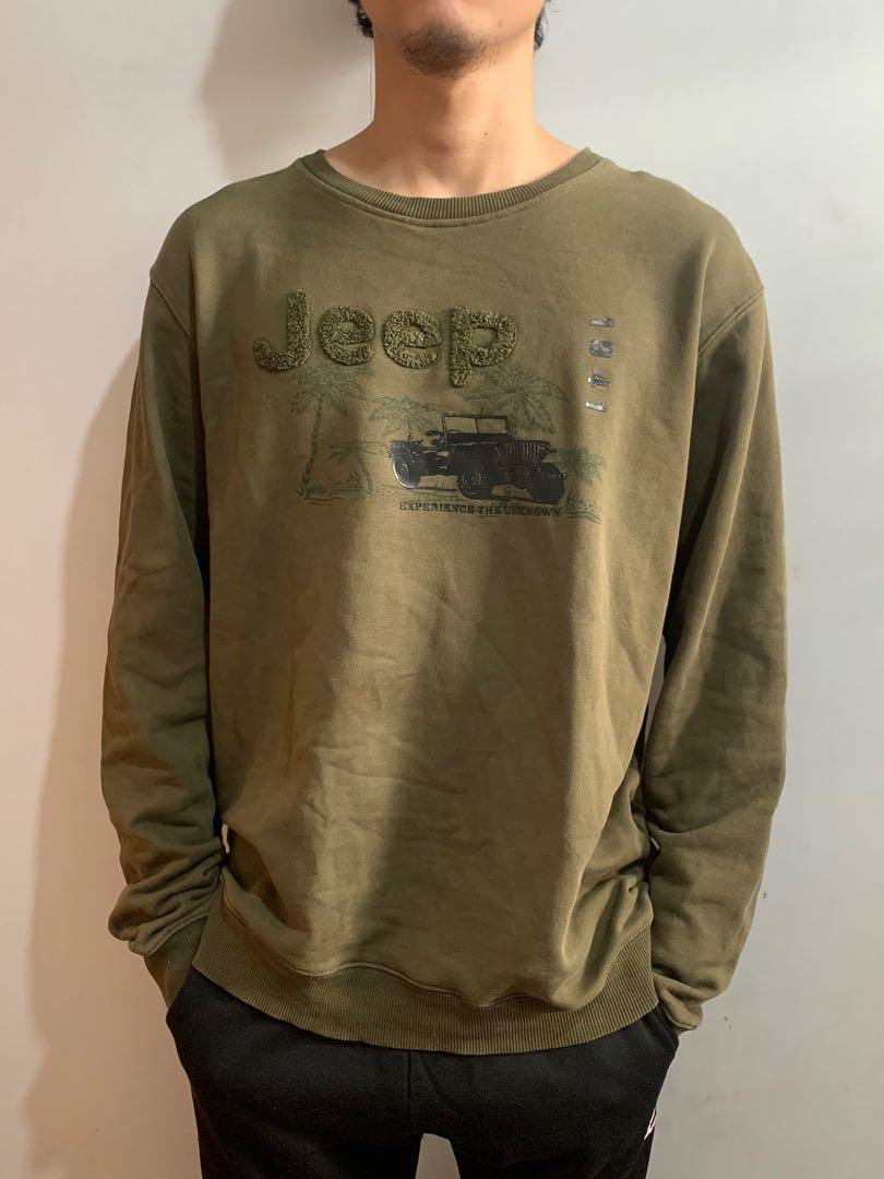 Jeep sweatshirt, Men's Fashion, Coats 