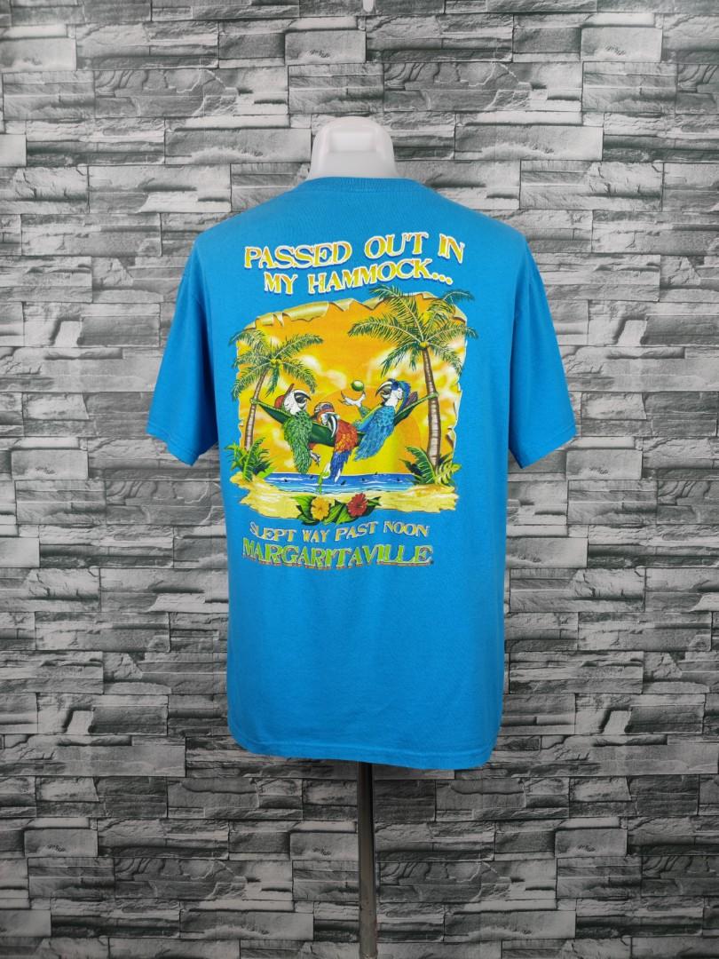 Jimmy Buffett Margaritaville Orlando Blue Shirt, Men's Fashion, Tops