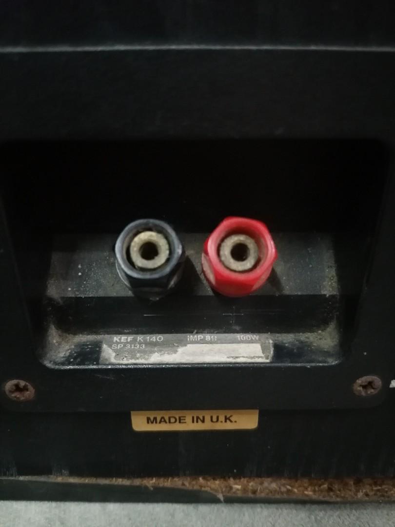 Kef k140 sp3133 bookshelf speaker, Audio, Soundbars, Speakers & Amplifiers on Carousell