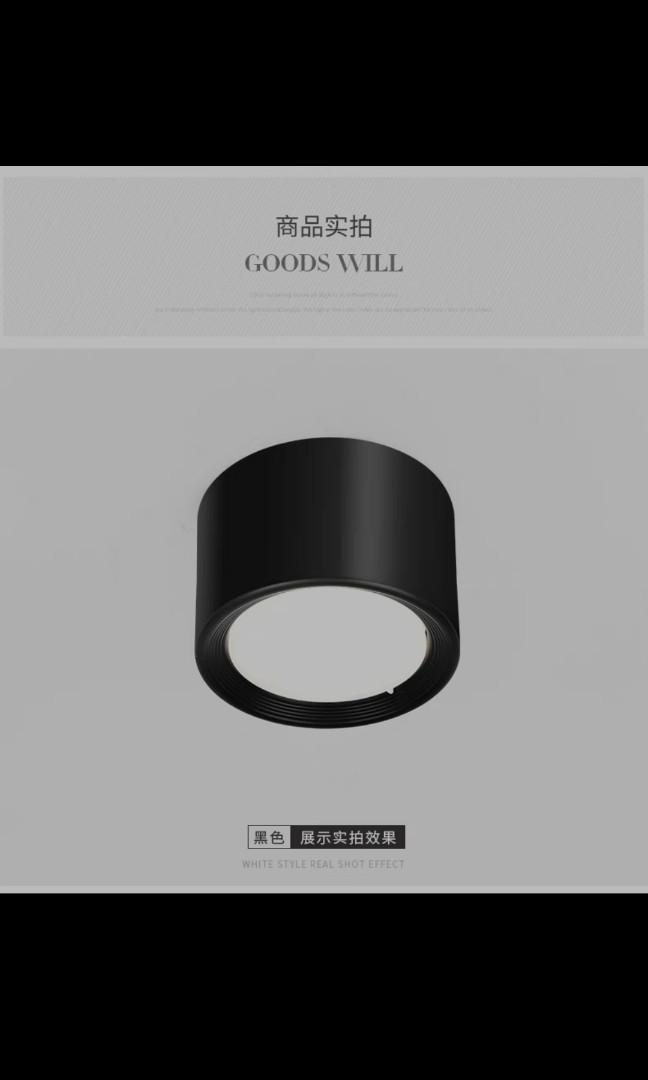 LED Downlight Canister Ceiling Light Lamp 12W Cool White Toilet Storeroom Bedroom Renovation