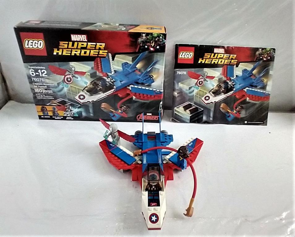 Lego 76076 marvel super best sale heroes captain america jet pursuit