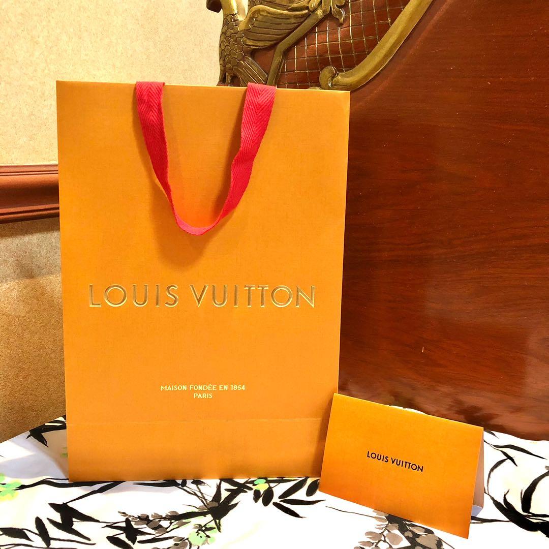 Louis Vuitton paper bag authentic, Luxury, Bags & Wallets on Carousell