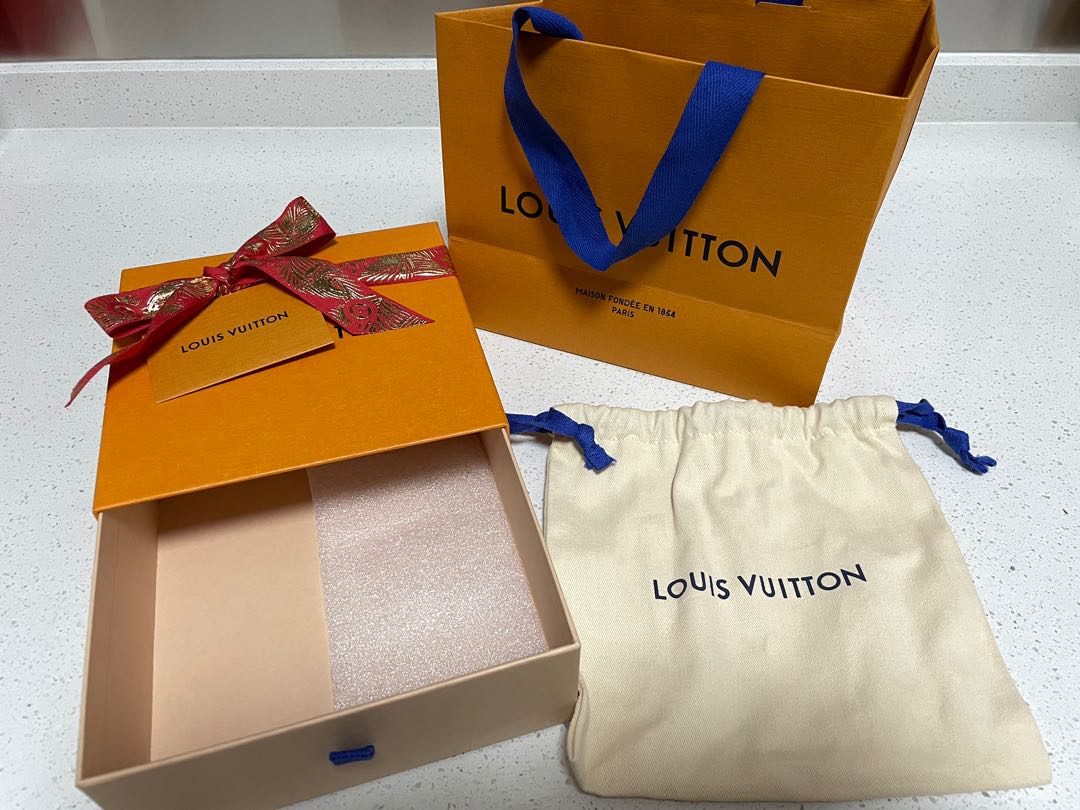 Louis Vuitton, Accessories, Louis Vuitton Gift Box Tissue Paper Ribbon  And Shopping Bag