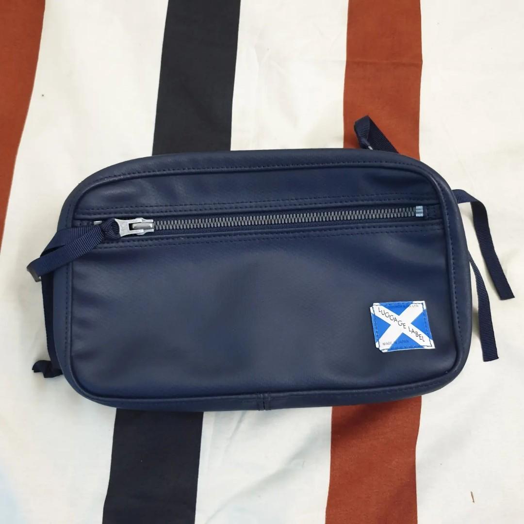 Luggage label outlet sling bag