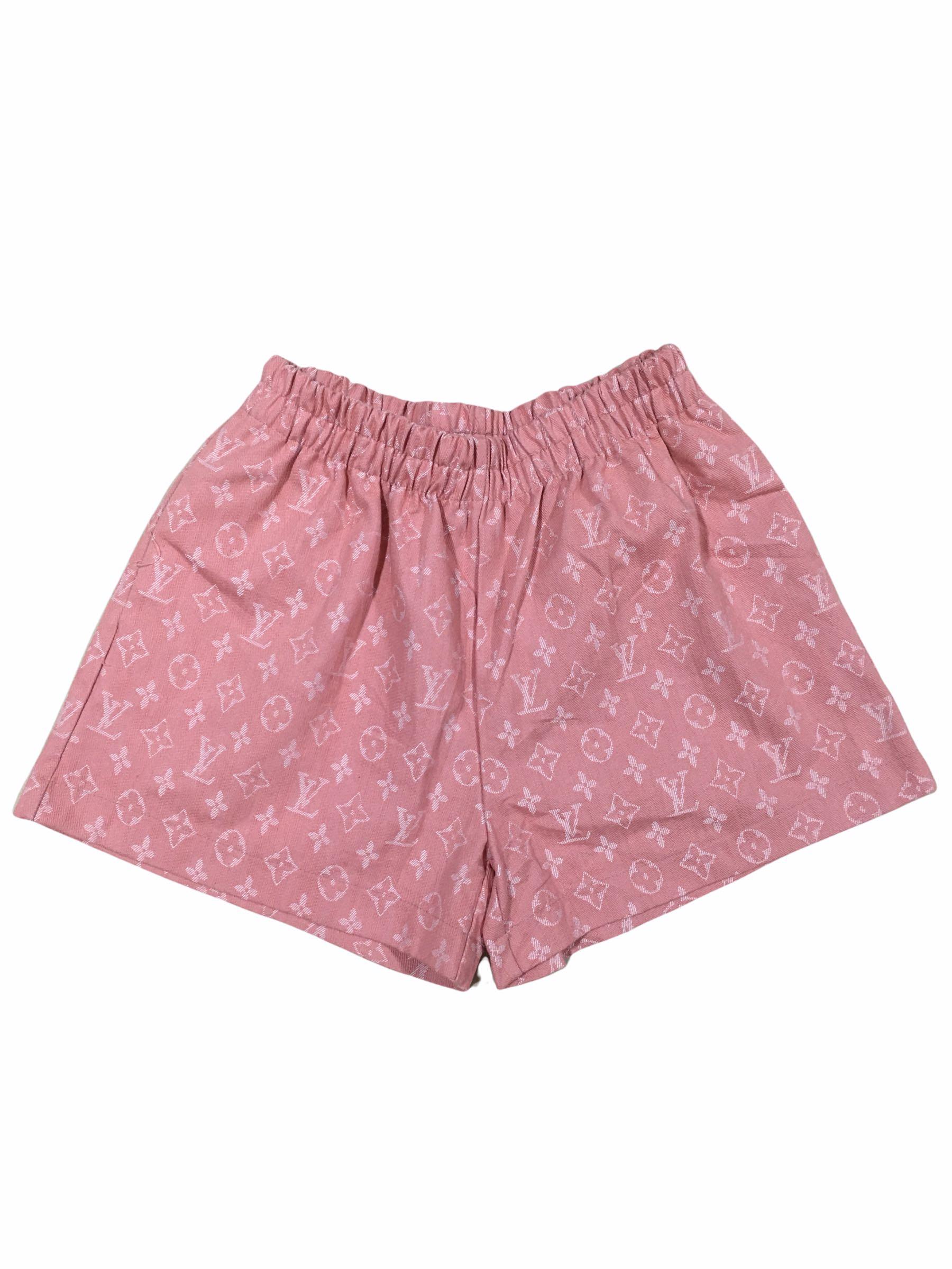 Mini short Louis Vuitton Pink size 34 FR in Polyester - 34252780