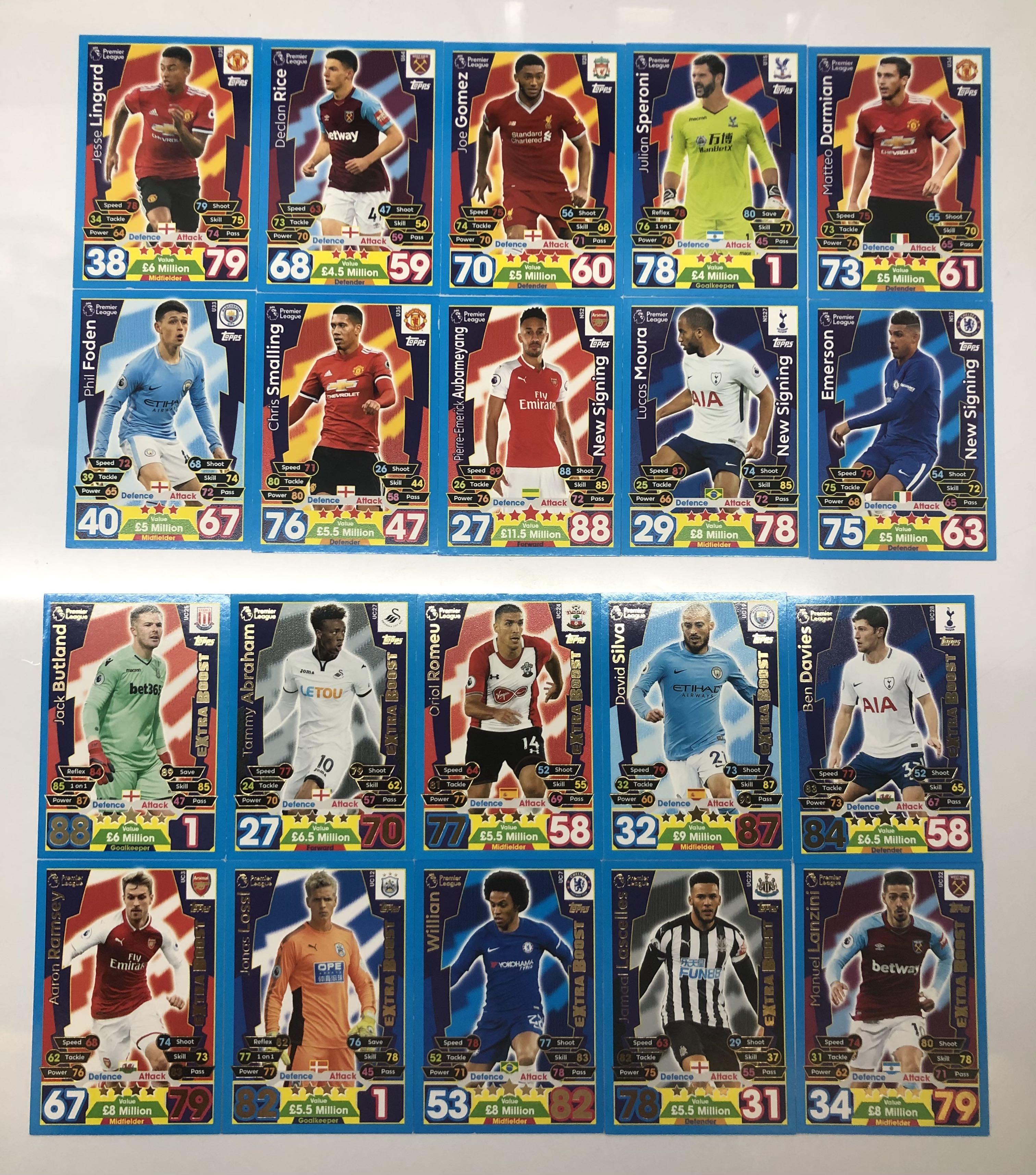 MATCH ATTAX 2017/18 LIVERPOOL INDIVIDUAL CARDS BUY 2 GET 10 FREE 