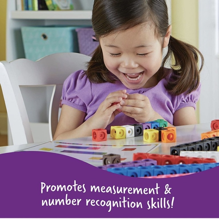 MathLink® Cubes Early Math Activity Set™, Hobbies & Toys, Toys & Games ...