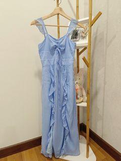 Maxi blue dress