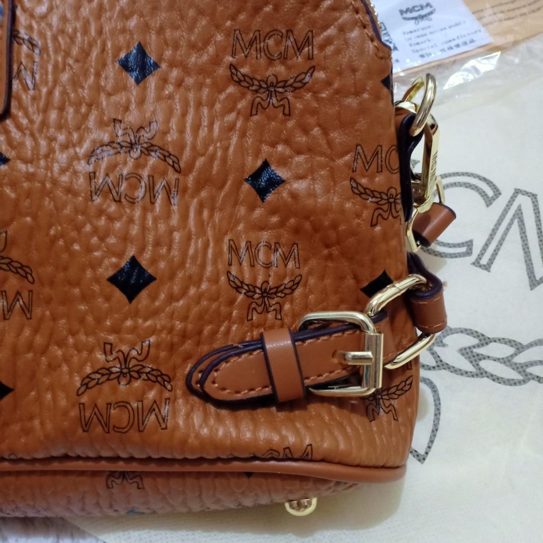 Mcm cross body bag (premium copy), Women's Fashion, Bags & Wallets