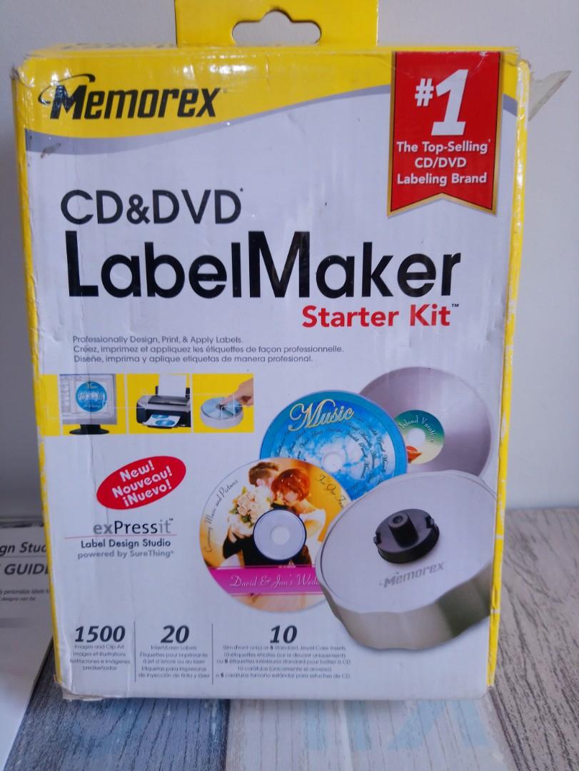 Memorex CD and DVD Label Maker Kit, Computers & Tech, Office ...