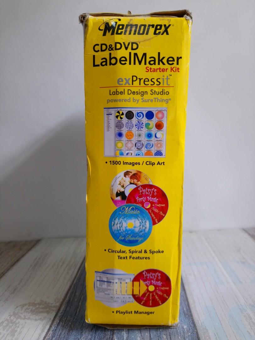 Memorex CD and DVD Label Maker Kit, Computers & Tech, Office ...