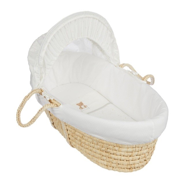 Mothercare little cheap lamb moses basket