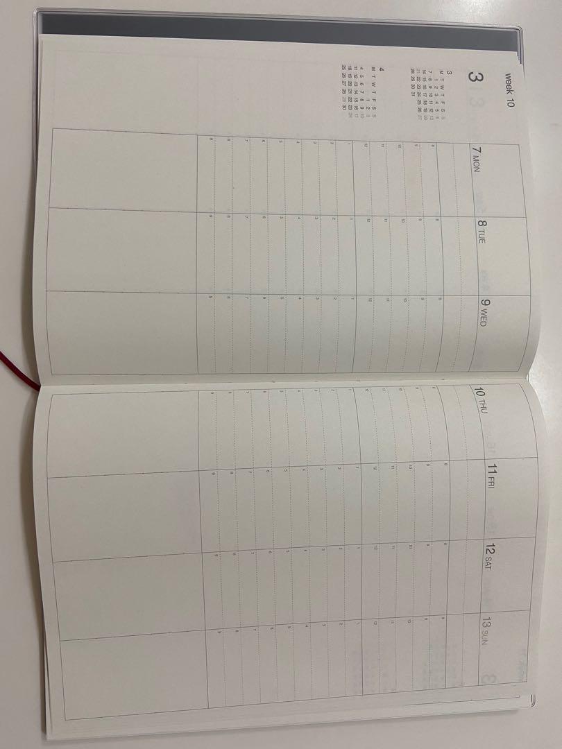 2022 Muji Weekly Planner A5, Hobbies & Toys, Stationery & Craft