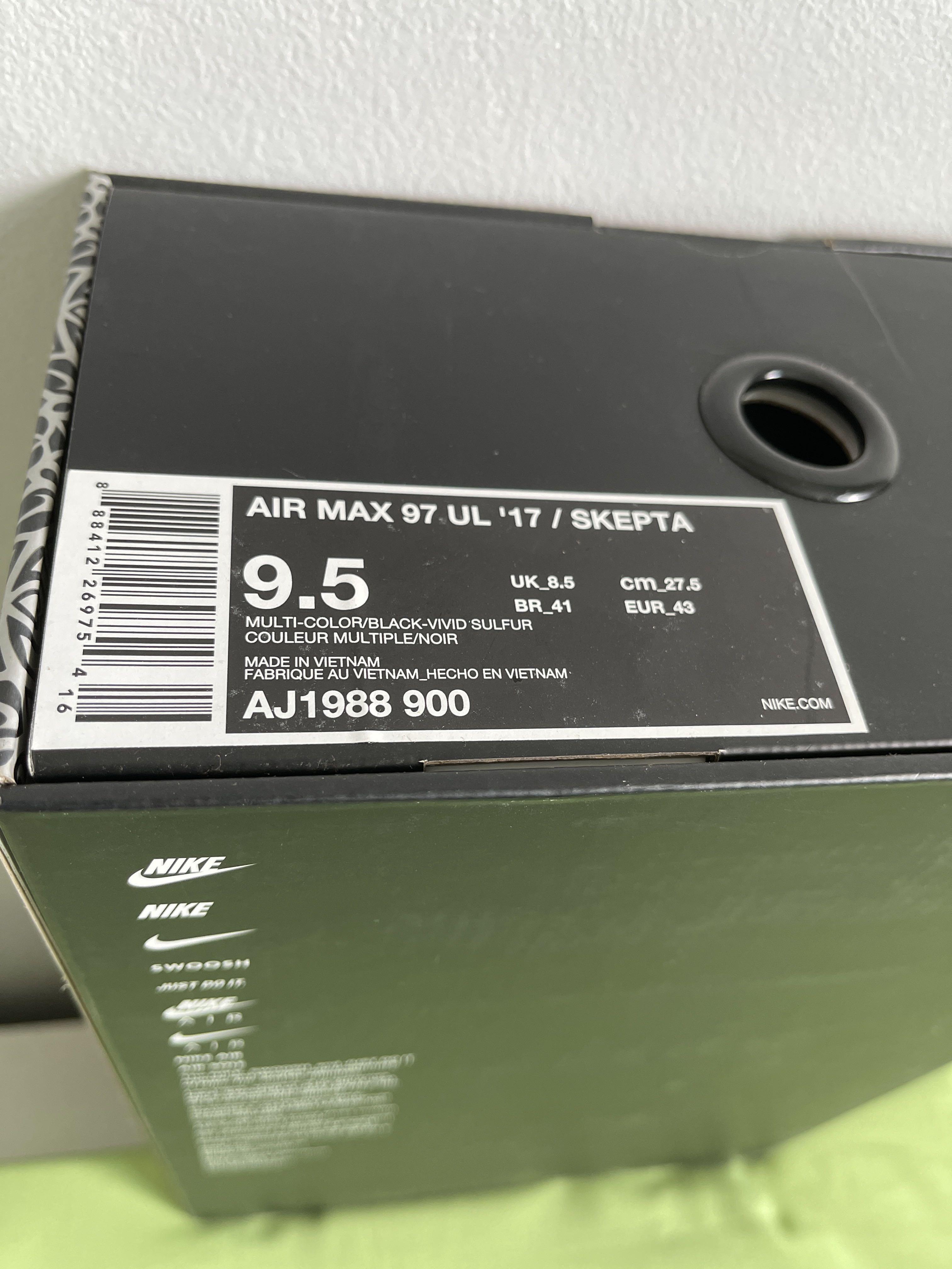 Nike Air Max 97 Ultra 17 Skepta Men s Fashion Footwear Sneakers