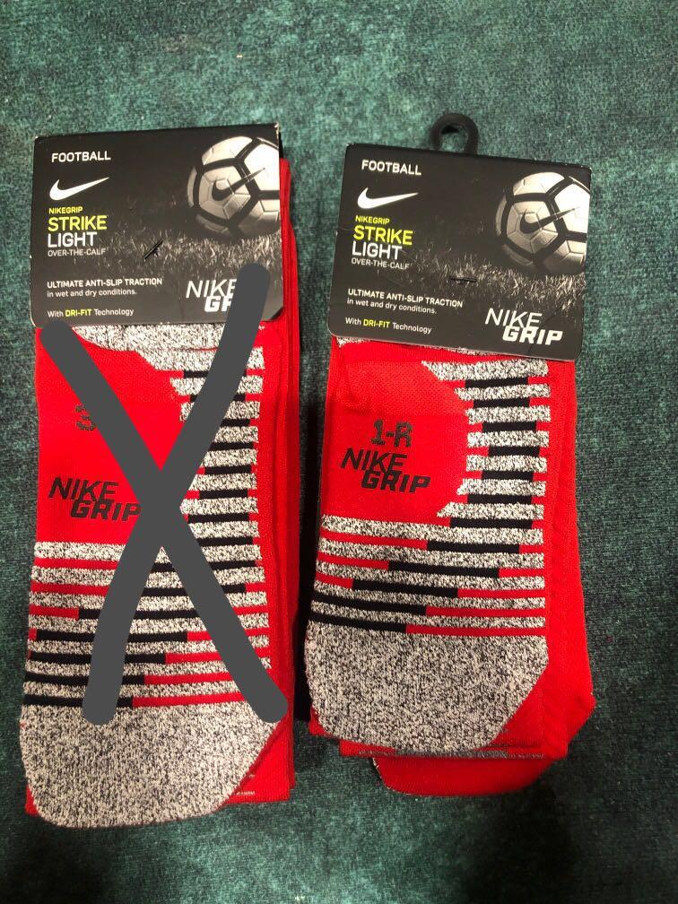 NikeGrip Strike Light Over-the-Calf Football Socks -White