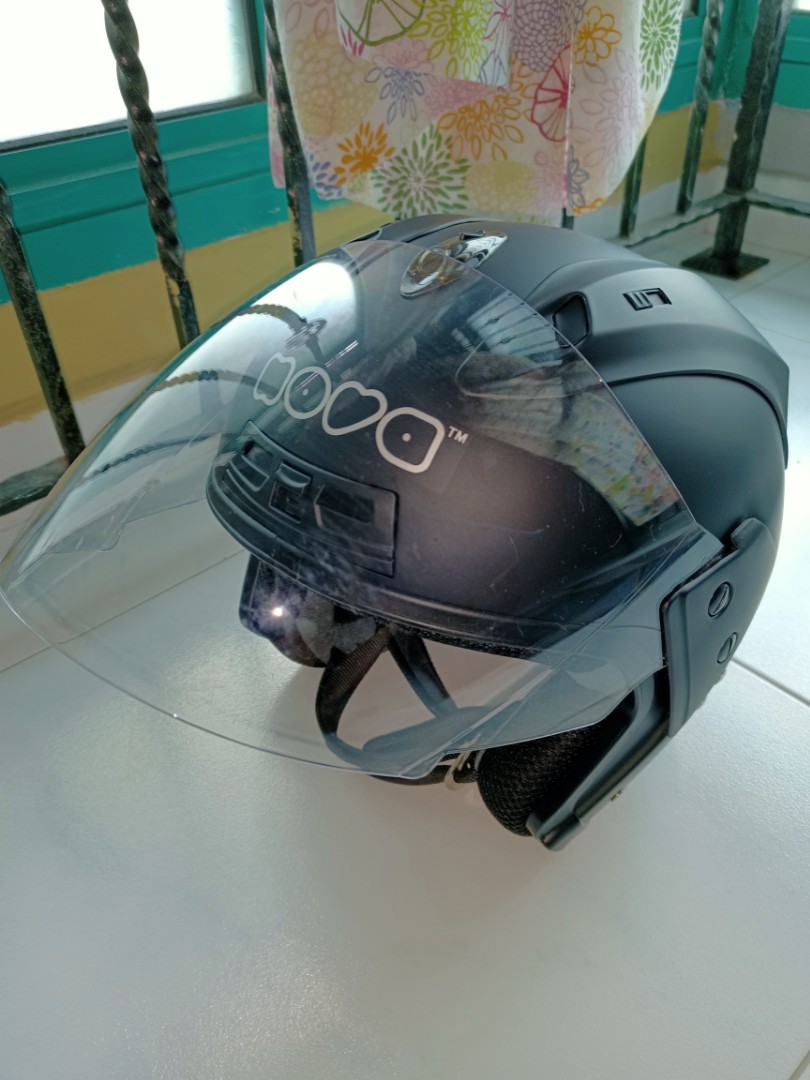 Nova dot helmet, Motorcycles, Motorcycle Apparel on Carousell