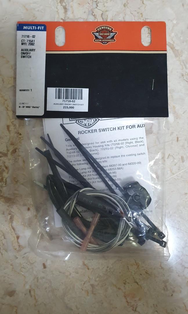 OEM HARLEY DAVIDSON AUXILIARY ON/OFF SWITCH, Motorcycles, Motorcycle