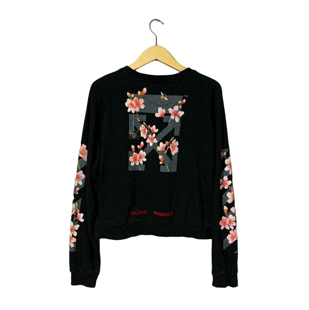 Off white cherry blossom sale crewneck
