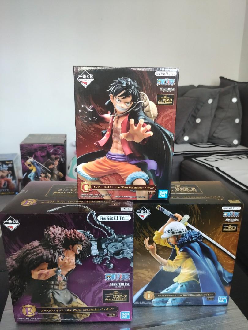 One Piece Kuji Worst Generation Luffy Kid Law Hobbies Toys Toys Games On Carousell