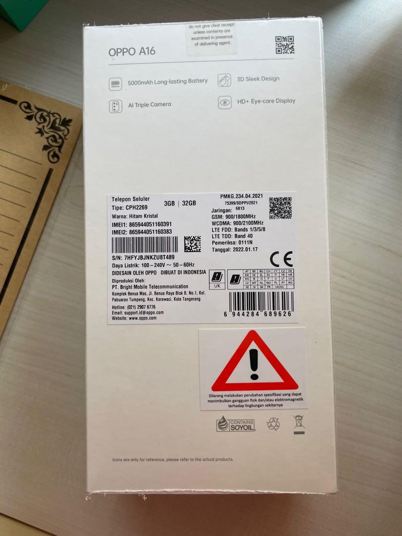 Oppo A16 3 GB/32 GB